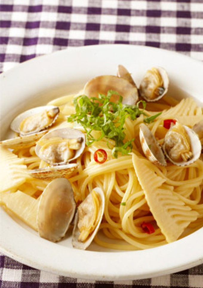 あさりと筍の和風パスタ-レシピのメイン写真