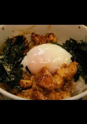 とろーり激うま鳥玉丼！-レシピのメイン写真