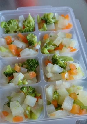 [離乳食]冷凍ミックスベジタブル-レシピのメイン写真