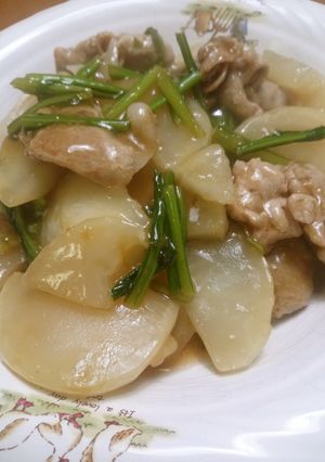 豚肉とかぶのうま煮-レシピのメイン写真