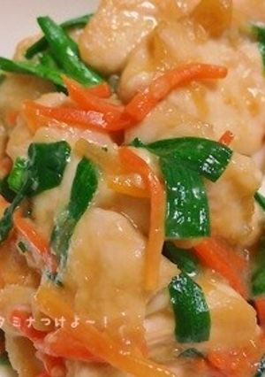 お弁当に！鶏胸肉の簡単みそ炒め-レシピのメイン写真