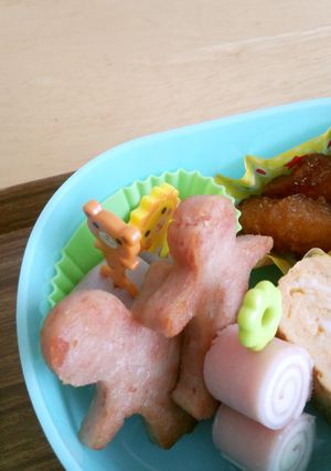 スパムの型抜き～冷凍保存でお弁当にも-レシピのメイン写真
