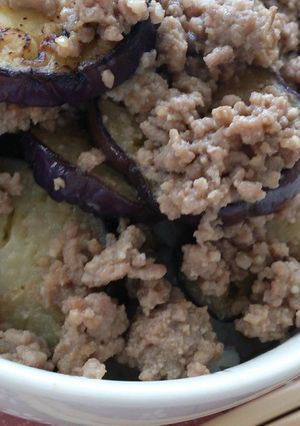 茄子のひき肉味噌丼-レシピのメイン写真