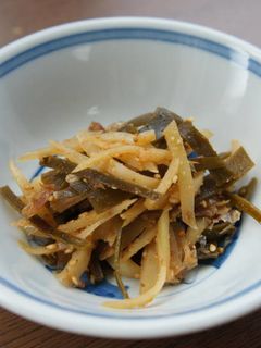 エコ・大根の皮と出がらし昆布のきんぴら-レシピのメイン写真