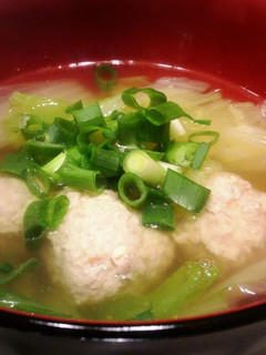 鶏だんごと白菜の和風スープ-レシピのメイン写真