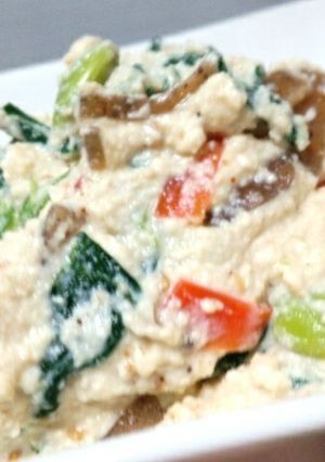 ほうれん草と枝豆の白和え-レシピのメイン写真