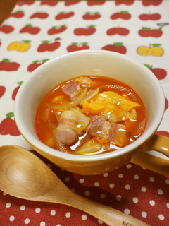 トマト味噌スープ-レシピのメイン写真