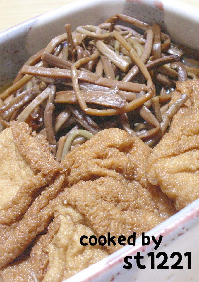 厚揚げとぜんまいの煮物-レシピのメイン写真