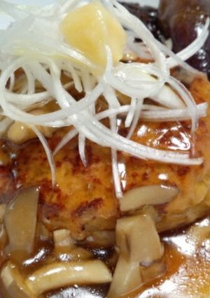 きのこのあんかけ和風ハンバーグ-レシピのメイン写真