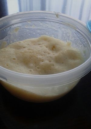お手軽レンジバナナ蒸しパン 幼児、離乳食-レシピのメイン写真
