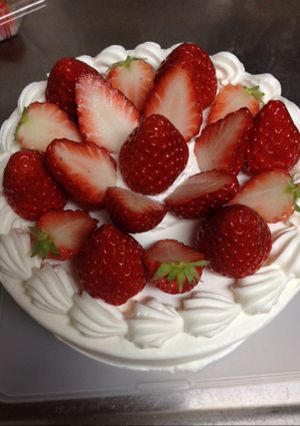 いちごのケーキ-レシピのメイン写真