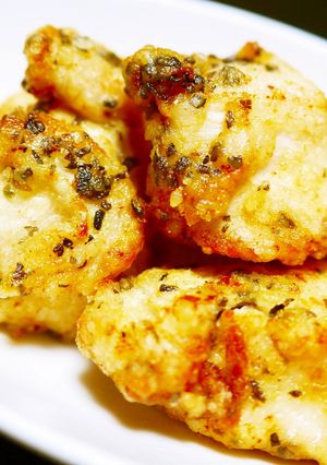 バジル&レモン味!柔らか鶏むね肉の唐揚げ-レシピのメイン写真