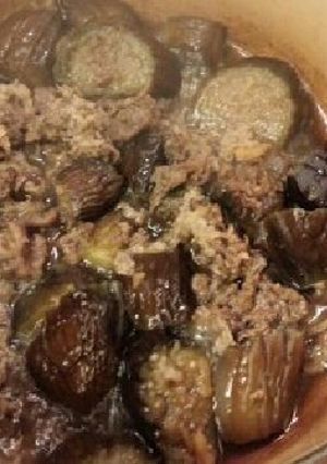 なすと牛肉の煮物-レシピのメイン写真