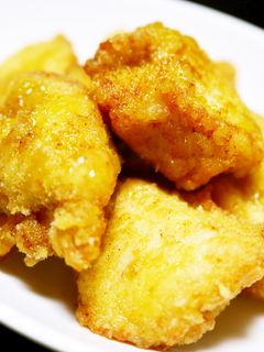 カレー味もいいね!柔らか鶏むね肉の唐揚げ-レシピのメイン写真