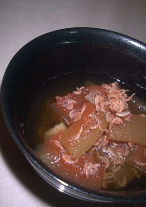 おきあみえびとすいかの皮のお煮物-レシピのメイン写真