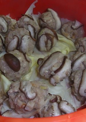 うちの夕飯　豆腐でフワっとしいたけ焼売-レシピのメイン写真