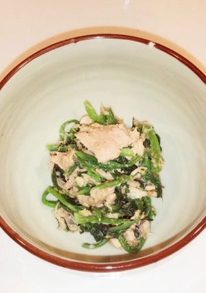 シーチキンとほうれん草のごまドレサラダ-レシピのメイン写真