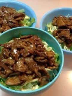 簡単♪手早く♪我が家の豚丼♪-レシピのメイン写真