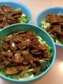 簡単♪手早く♪我が家の豚丼♪-レシピのメイン写真