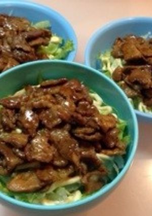 簡単♪手早く♪我が家の豚丼♪-レシピのメイン写真