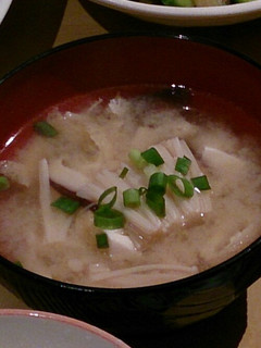 豆腐とえのきと椎茸と油あげの味噌汁-レシピのメイン写真