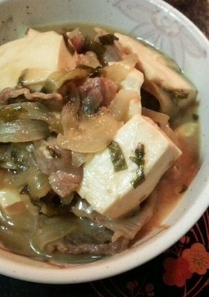 しそ味噌肉豆腐-レシピのメイン写真