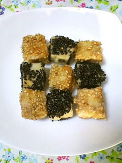 高野豆腐のごま揚げ-レシピのメイン写真