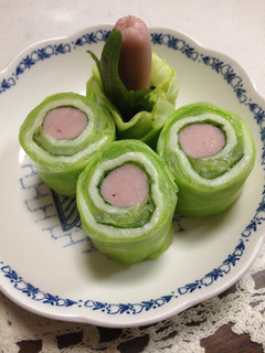 魚肉ソーセージのキャベツ巻き-レシピのメイン写真