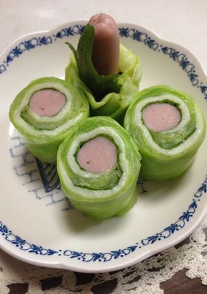魚肉ソーセージのキャベツ巻き-レシピのメイン写真