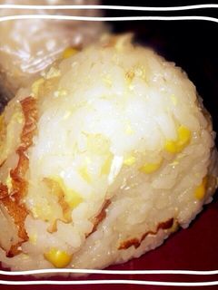 竹輪コーン卵簡単混ぜご飯♪天かすで炒飯味-レシピのメイン写真