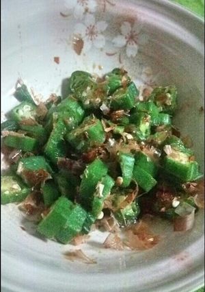ｵｸﾗのおかか醤油和え-レシピのメイン写真