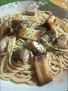 鶏の照り焼きスパゲティ-レシピのメイン写真