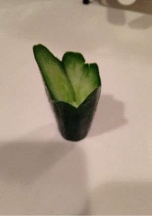 ☆お刺身が映える！胡瓜の飾り切り①☆-レシピのメイン写真