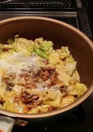サバ缶で簡単卵とじ-レシピのメイン写真