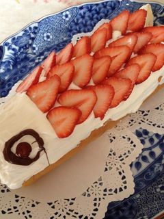 鯉のぼりケーキ-レシピのメイン写真