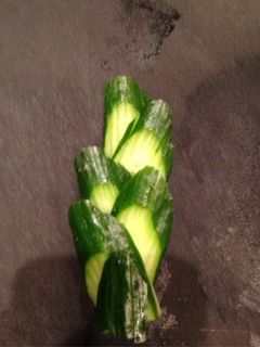 ☆お刺身が映える!胡瓜の飾り切り②☆-レシピのメイン写真