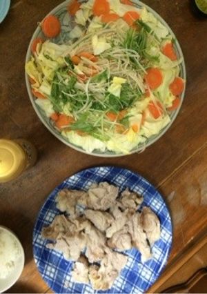 簡単!レンジで蒸ししゃぶ-レシピのメイン写真