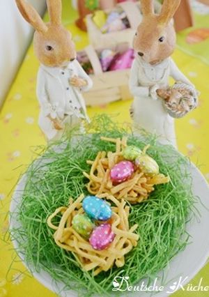 Frohe Ostern 蜂蜜味の鳥巣-レシピのメイン写真
