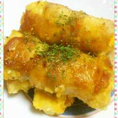รูปของ 簡単♪卵とじゃがいもの肉巻き
