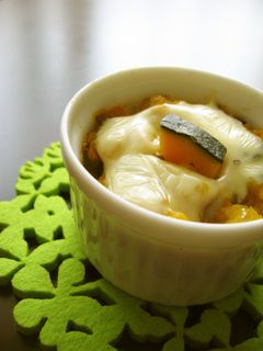 かぼちゃの煮物リメイク!簡単ココット♬-レシピのメイン写真