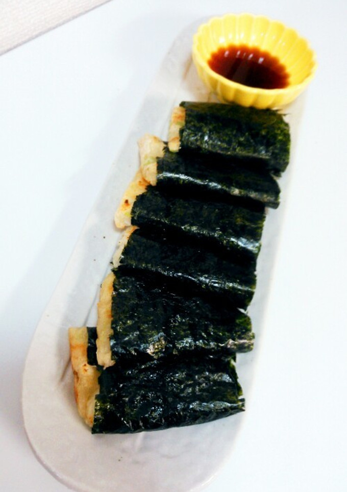 自然薯とろろのいそべ焼き-レシピのメイン写真
