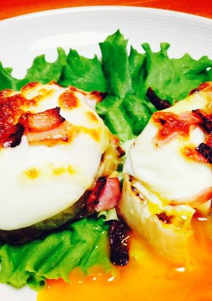 ヘルシー、大根でエッグベネディクト風料理-レシピのメイン写真