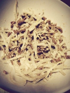≪≪モヤシ≫≫そぼろマヨ味-レシピのメイン写真