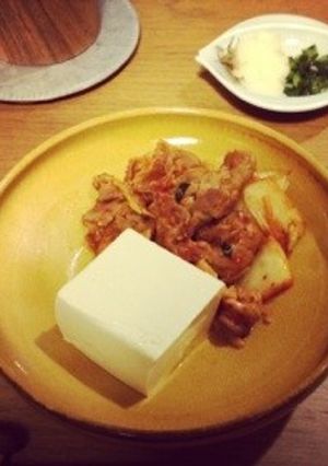 豚キムチと冷や奴-レシピのメイン写真