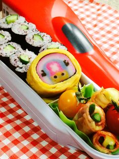 キャラ弁にも♥︎かまぼこのたまご巻き-レシピのメイン写真