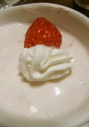 豆乳で苺ムース-レシピのメイン写真