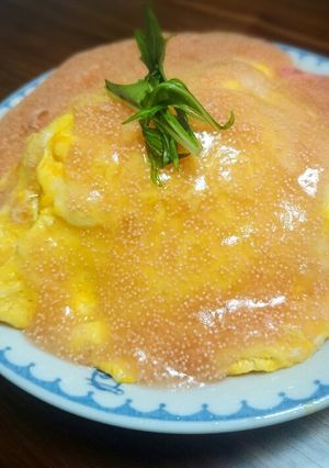 食欲すすむ♪たらこあんかけ天津飯-レシピのメイン写真
