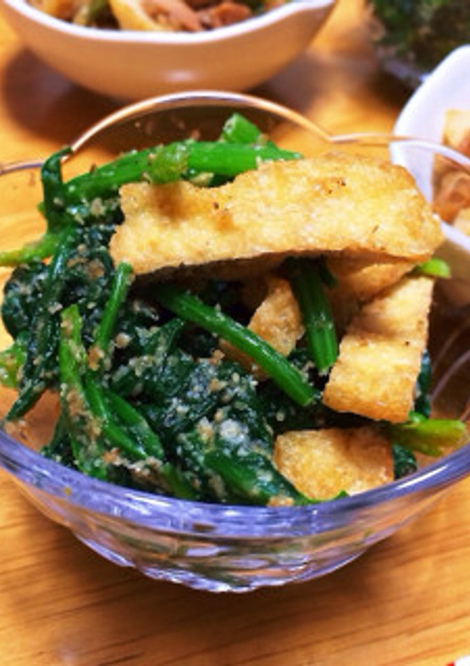 簡単おいしいほうれん草の胡麻和え♡-レシピのメイン写真