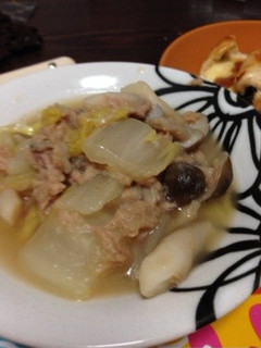 白菜しめじツナ煮-レシピのメイン写真