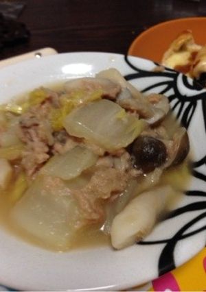 白菜しめじツナ煮-レシピのメイン写真